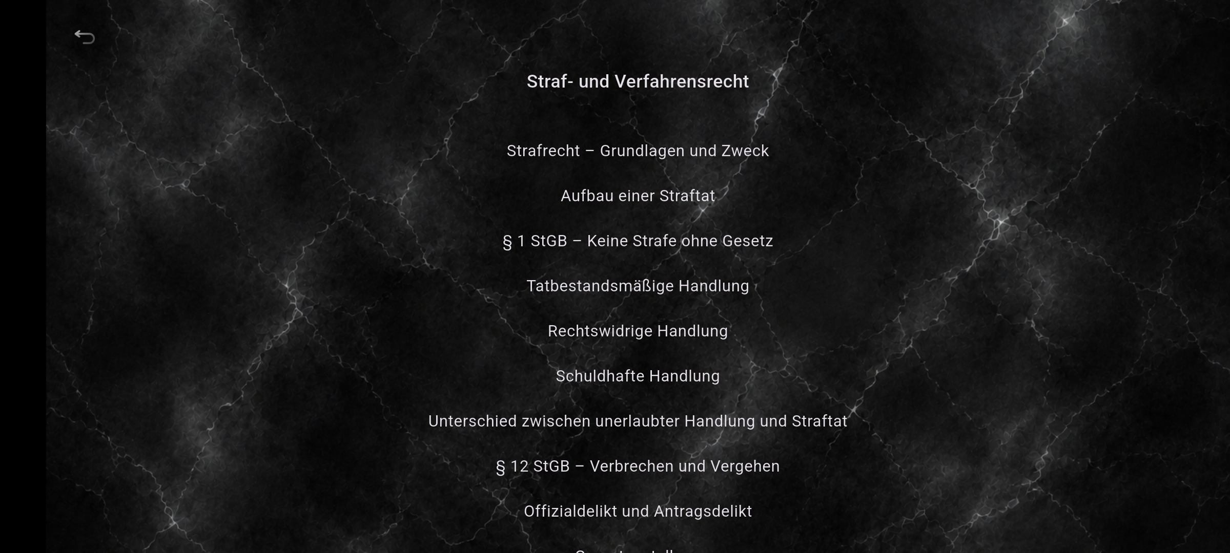 Themenübersicht in SMA ProDeck
